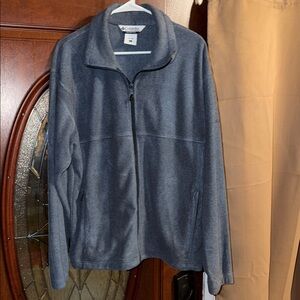 Columbia Men's Charcoal Gray Full-Zip Fleece Jacket (034)